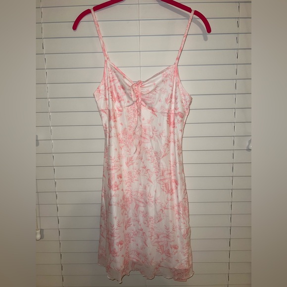 Pink and white mini dress - Picture 1 of 3